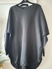 DEBENHAMS COLLECTION Soft Feel Grey Jumper Size 14