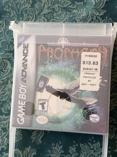 Nintendo Game Boy Advanced Wing Commander Prophecy Sealed Original 2002