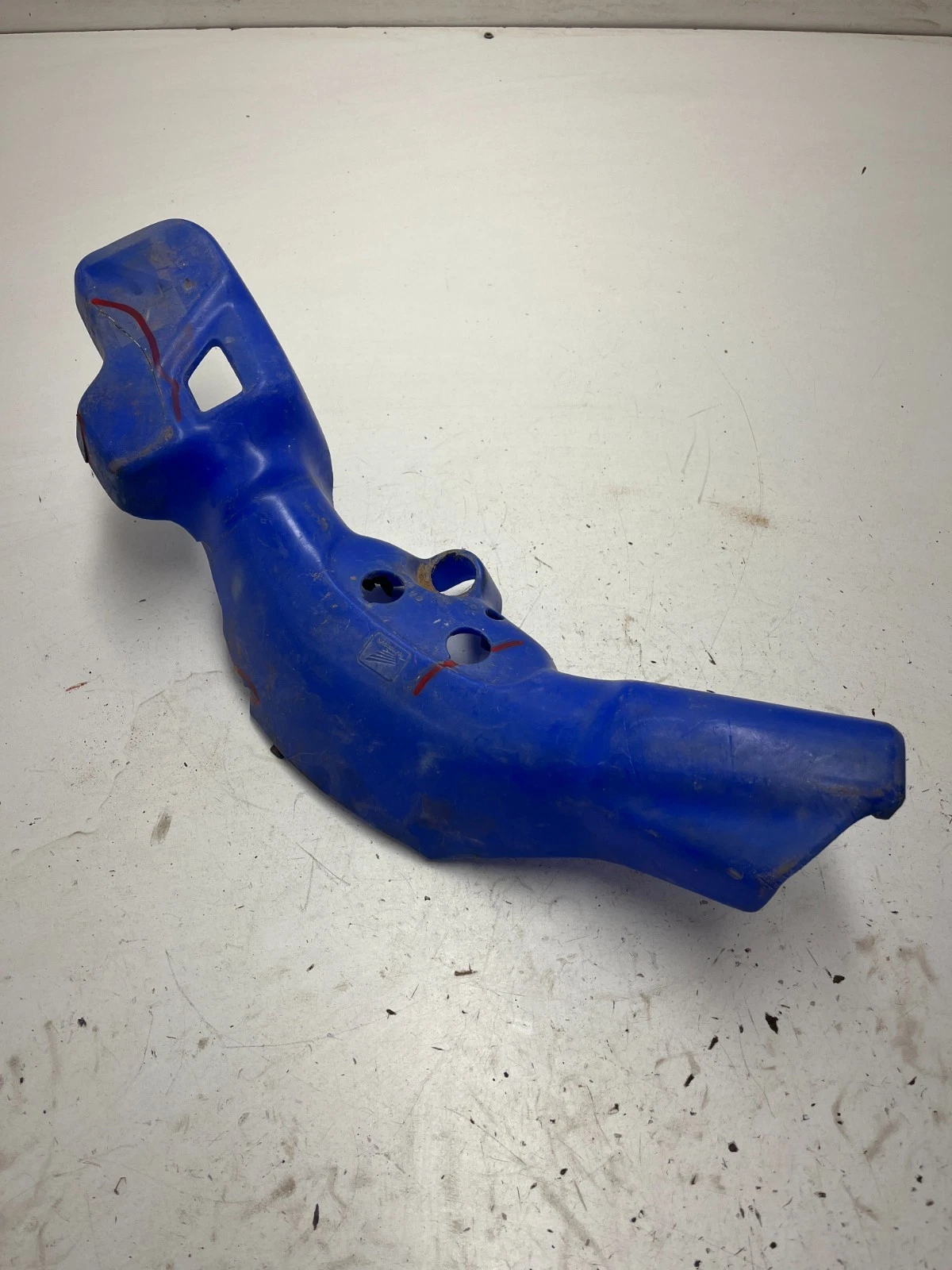 91 1991 Honda Trx250x Fourtrax 250x OEM Blue Plastic Bar Cover Guard READ!