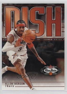 2002-03 Fleer Box Score Dish & Swish Allen Iverson #7D&S HOF 0d08