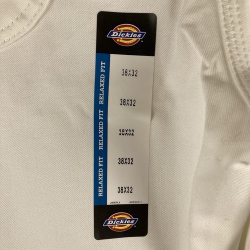 Dickies Utility Pants Mens 38X32 White Multiple Tool Relaxed Fit Carpenter Paint - Picture 16 of 18