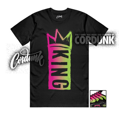 Air Max Plus Black Hyper Pink Volt Rush T Shirt Match K1