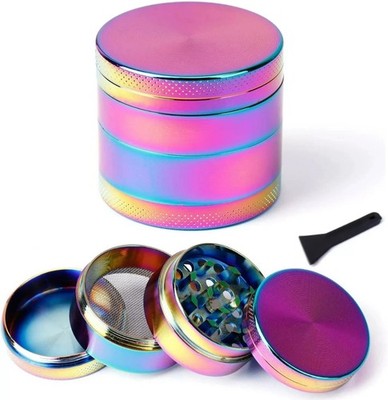 Rainbow Grinder 40 mm Metall magnetisch stark scharf Diamant Zähne Zerkleinerer Schleifer