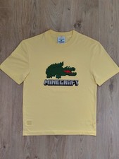 Lacoste x Minecraft T-Shirt Größe S Gelb Re...
