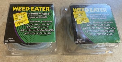 Weed Eater Replacement String Spool Lot Of 2 NOS