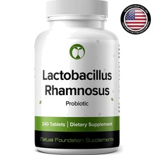 Lactobacillus Rhamnosus Probiotic Supplement 240 Tablets 3 Billion CFU Probiotic