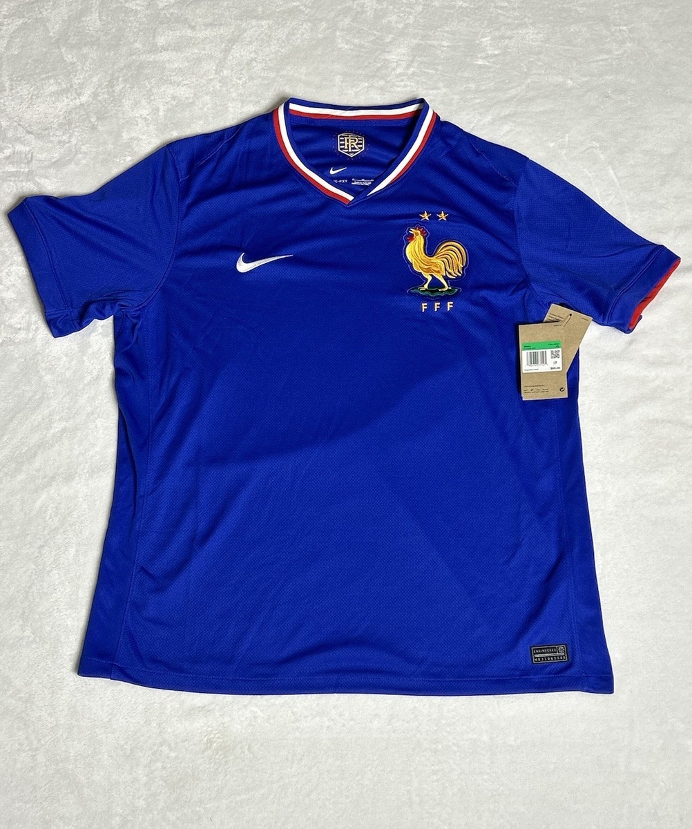 Nike Dri-Fit France FFF 2024/25 Stadium Home Jersey FJ1259