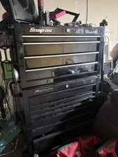 Classic Series 15 Drawer Triple Bank Snap-on Tool Box Midnight Black