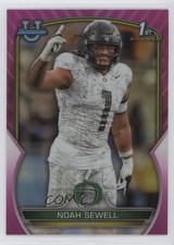 2022 Bowman U Chrome Pink Refractor Noah Sewell #57 0hw4