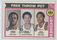 1974-75 Topps Mack Calvin Ron Boone James Jones #210 2v5