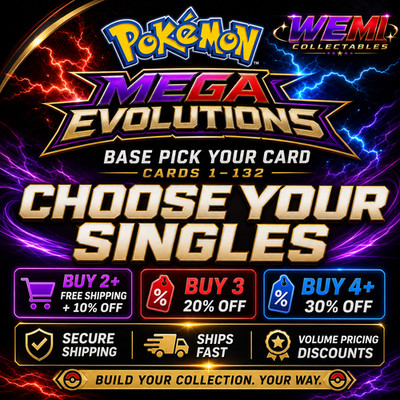Pokemon Mega Evolution MEG EN Pick Your Card 1-132 C/UC/R - Singles Pack Fresh 