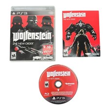 Wolfenstein The New Order PS3 Sony PlayStation 3 Complete cib