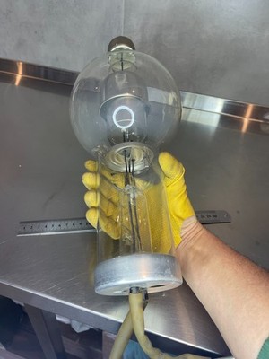Huge High-Power 10kv  Vapor Gasotron Rectifier Tube Tesla coil Gas Diode Damage