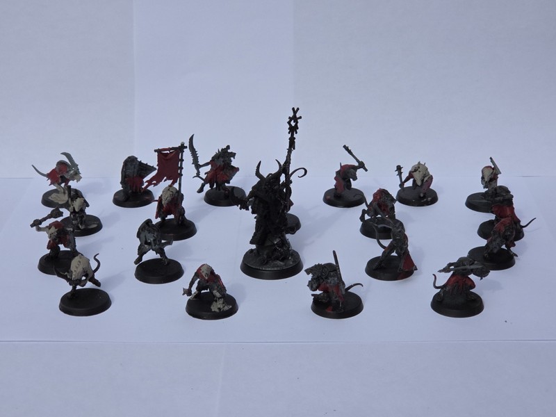Warhammer 40k miniatures Skaven Clanrats X20