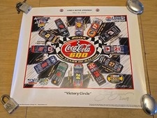 Sam Bass Signed Lowe's Motor Speedway 2004 20th Coca Cola 600 Victory Circle