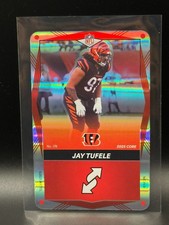 JAY TUFELE RED BENGALS FOIL NFL UNO ELITE FOOTBALL