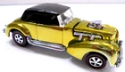 Redline Hotwheel Classic Cord CUSTOM YELLOW SPECTRAFLAME/CLUB CAR 1 Of 1 BUILT
