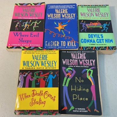 Lot Of 5 VALERIE WILSON WESLEY Books TAMARA HAYLE SERIES