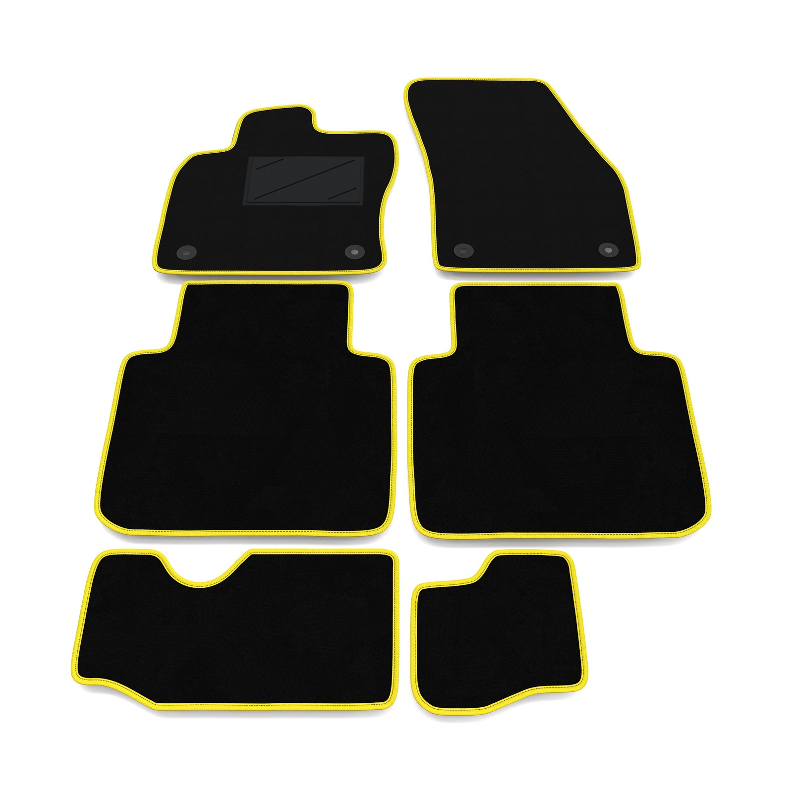 Tapis de sol Tiguan Allspace 7 places 2016-2024 anti-boue et antidérapant
