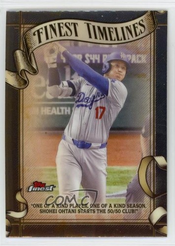 2025 Topps Finest Timelines Shohei Ohtani #FT-12 1s2h
