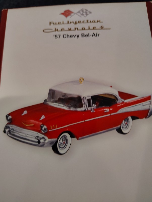 57 Chevrolet Bel-Air NM Never Played With or Removed From Shell W Manuf. Sticker