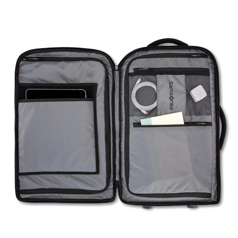 Samsonite Convertible Wheeled Travel Backpack Duffel Bag Black 155505-1041 - Image 4 of 4