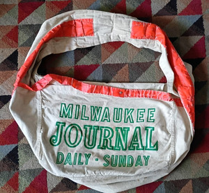 Vintage Newspaper Bag | eBay