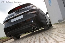  Edelstahl Duplex Racing-Komplettanlage ab Kat für Hyundai i40 CW je 160x90mm