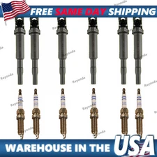 6x BOSCH Ignition Coil Pack +6 Spark Plug Kit For BMW VERiFyYEAR? 1 3 5 x3 x5 z4
