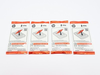 40 Sheets HP Zink Photo Paper 2.3 x 3.4'' (5.8 x 8.7cm) for Sprocket Plus/Select