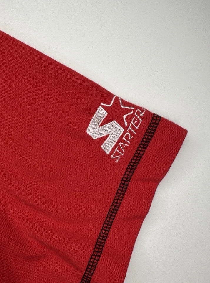 Camiseta de béisbol vintage Starter x Chicago Bulls Henley años 90 Jordan Pippen L Foto 3 de 4