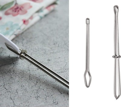 2-teiliges Nadelzieher-Set, flexibler Bodkin Nadelzieher Kordelzug, verstellbar