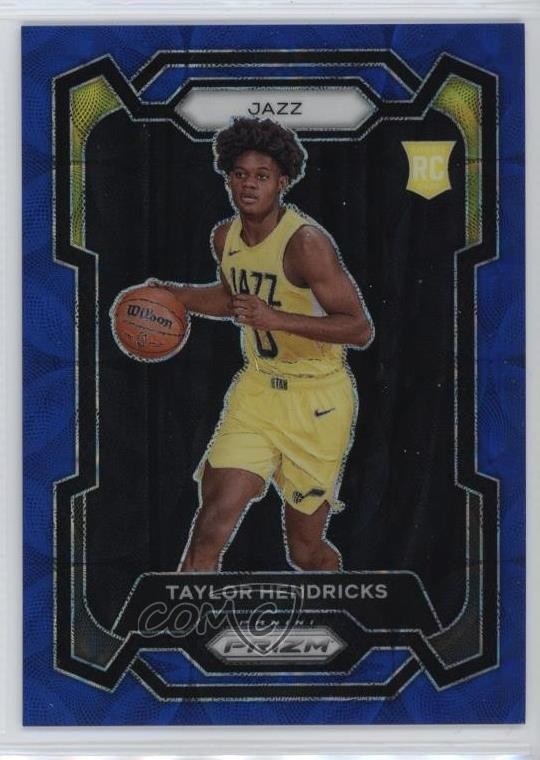 2023-24 Panini Prizm Choice Blue 8/49 Taylor Hendricks #161 Rookie RC 16wc