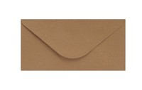 50 StüCk Dekorative Dl-UmschläGe Braun 120 G/M²