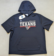 Houston Texans Hoodie Mens XL Blue New Sweatshirt Training Gym Shirt Pocket NFL