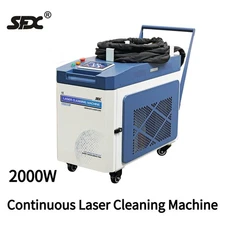 US SFX 20m Laser Cleaning Machine 2000W For Metal Rust Remover High Efficiency