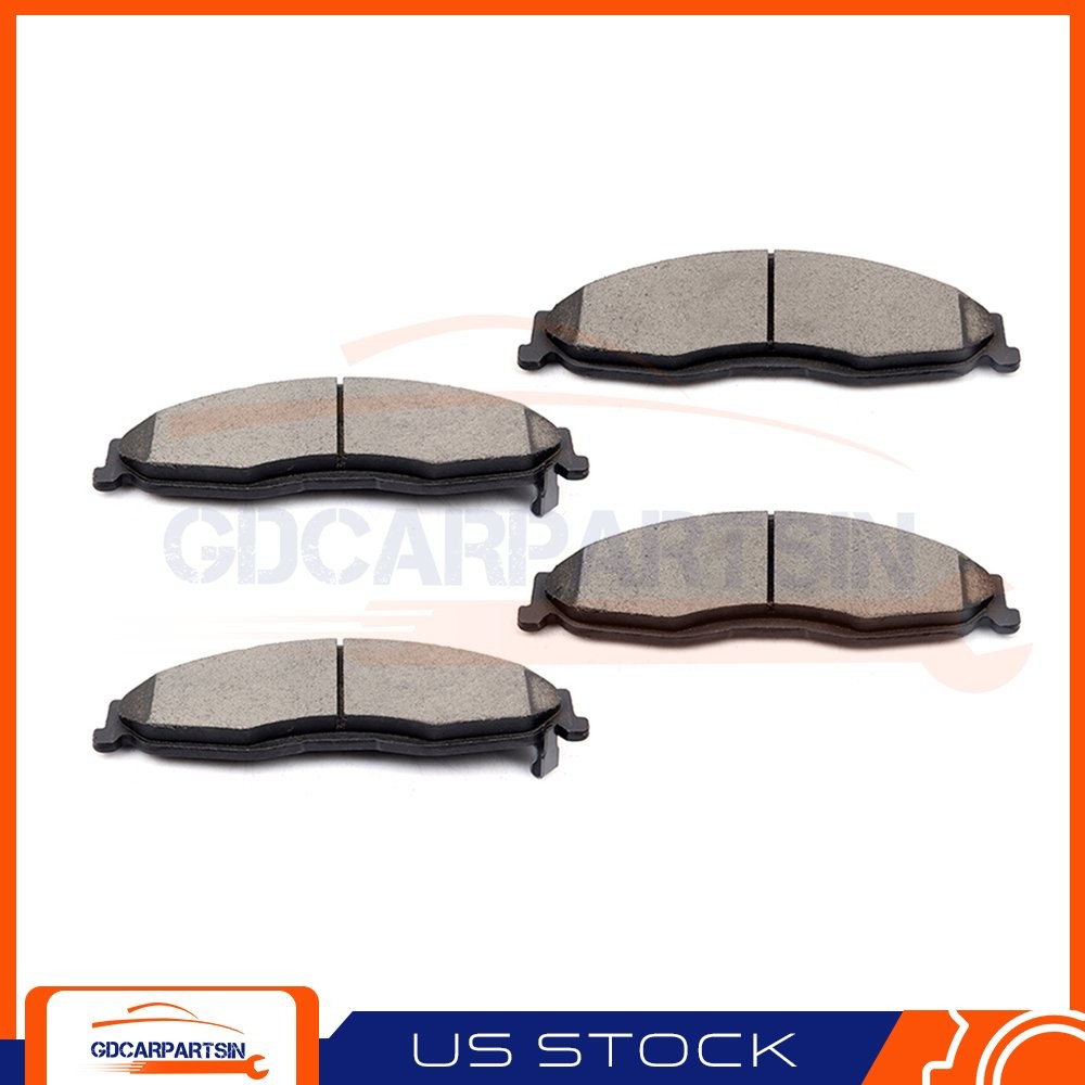 4pcs Front Ceramic Brake Pads For 1998 1999 2000 2001 2002 Pontiac Firebird