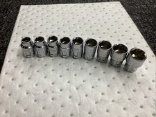 Craftsman 38 Inch Drive Max Axess Metric Socket Set 9 Pieces 10mm - 19mm