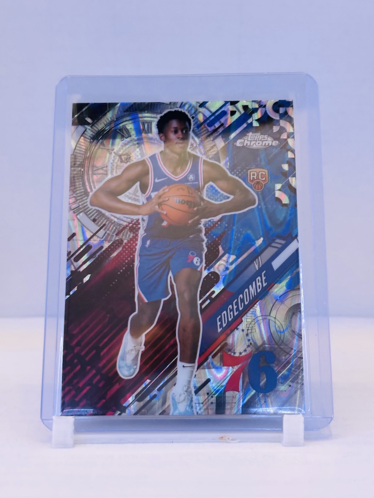 2025-26 Topps Chrome - Go Time VJ Edgecombe #GT-18 RayWave Refractor (RC)