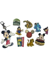 VTG Disney Parks Pin Lot Mickey Collectibles Monsters Inc Scrooge Simba 2000s