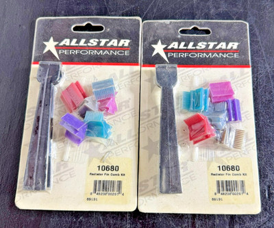 Lot of 2 Allstar Performance 10680 Radiator Fin Comb Kits New NOS