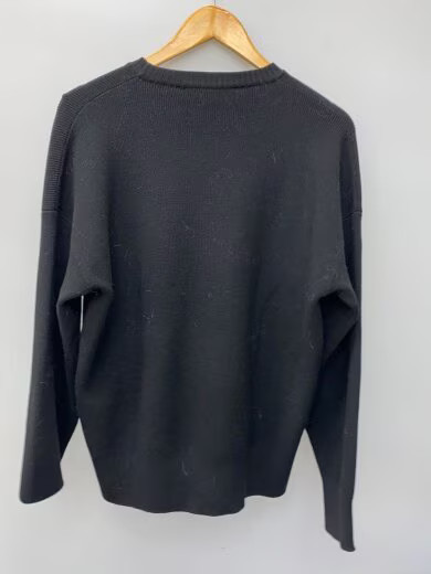 VERSACE/Knit sweater (thin)/Size 38/Wool/Black/A85042 thumbnail 2