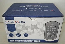 New ELAMOR M19 Intelligent Door Lock Smart Security, Number Password & Key 