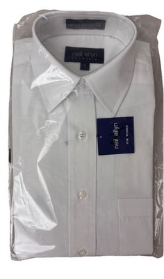 Neil Allyn White Button Up Dress Shirt for Women Long Sleeve Collar NEW #2270