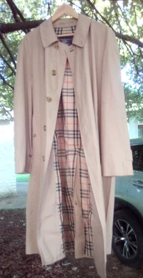 Burberry Trench Coat Men 44 for sale | eBay