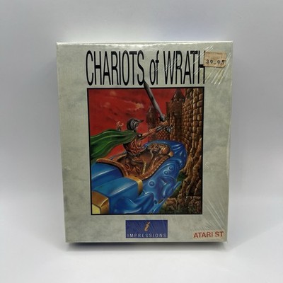 Chariots of Wrath Atari 1040/520 ST NEW Disk by impressions NOS