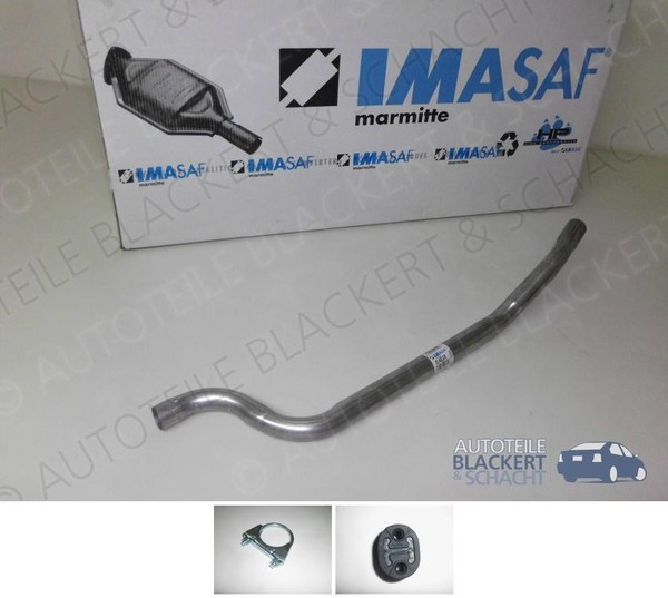 Imasaf Auspuff Endrohr + Anbauteile für Audi 80 + Coupe 1978-1981-image