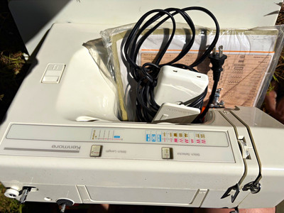 Kenmore Electric Household Sewing Machine w/ Foot Pedal, Case, Free Arm