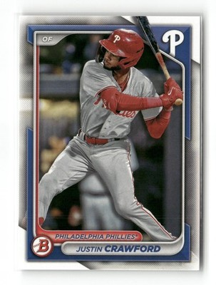 2024 Topps Bowman - Justin Crawford #BP-17 ROOKIE (RC)