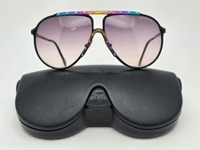 Alpina M1 2266239 Black Rainbow Titanium Frame Grey Lens Aviator Sunglasses 60mm